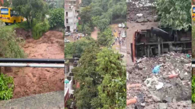 Solan News: परवाणू में भारी बारिश का कहर, कई इलाकों में जलभराव और भूस्खलन की गंभीर स्थिति
