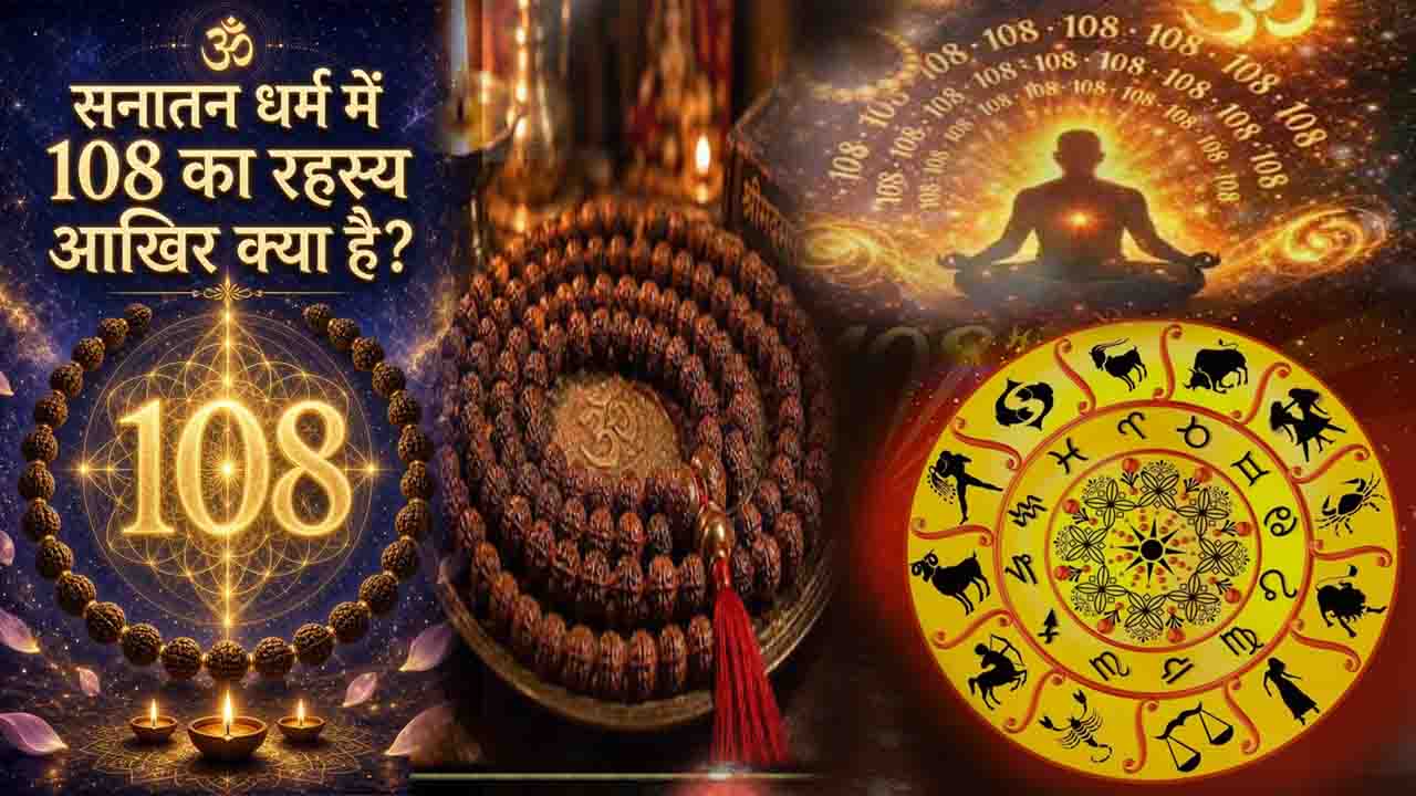 Spiritual Facts: जानिए! सनातन धर्म में 108 संख्या को क्यों माना जाता है इतना महत्वपूर्ण..?