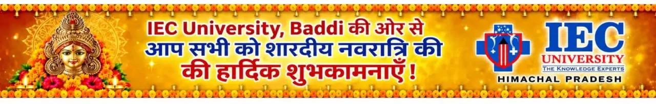 IEC University Navaratri Celebration Banner